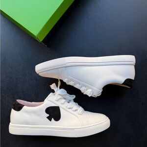 Kate Spade “Fez” Leather Sneakers • Size 10 • New in Box